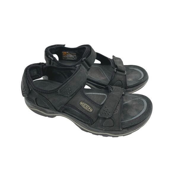 KEEN Rialto 3 Point Sandal Outdoors 1016642 Black‎ Men\'s 12M Hiking Outdoor main image 8